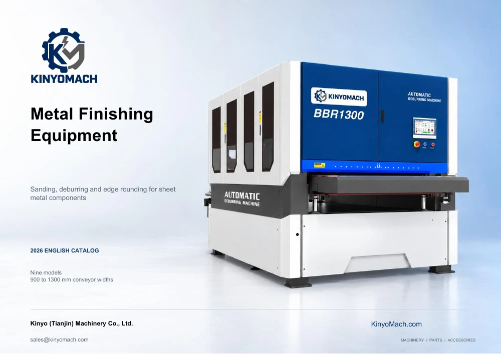 KINYOMACH Metal Finishing Equipment 2026 English catalog